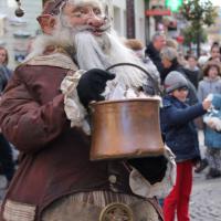 Flocons de neige dans la marmite